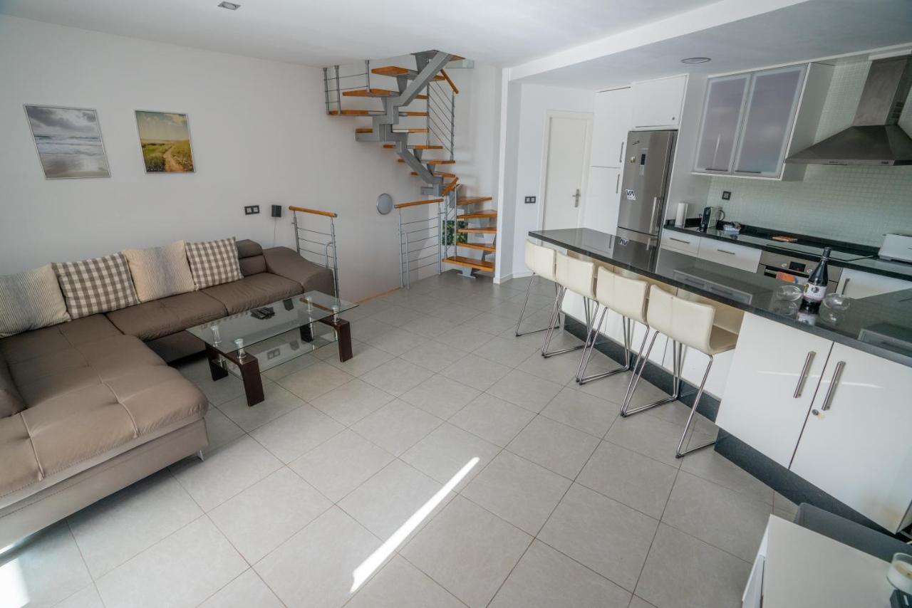 Modern Sea View Duplex With Parking Daire El Médano Dış mekan fotoğraf